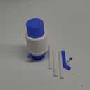 Portable Manual Water Pump 5 Gallon,Water Jug Dispenser Bottle Pump Drinking Water Pump with an Extra Short Tube and Cap Blue