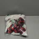 SATINIOR 6 Pcs christmas Santa Hat Claus Xmas Hat for Adults Unisex with Lining Plush Brim for Christmas New Year (Small)