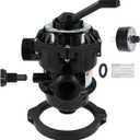 272526 262506 Sand Filter Multiport Valve 6-Way Clamp Style Valve 1-1/2 in Compatible with Pentair Sand Dollar Tagelus Starbright Pool and Spa Sand Filter Replaces 262506