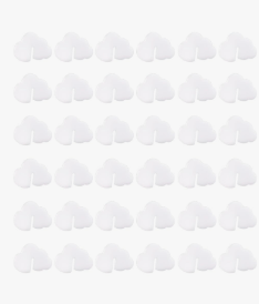 FINGERINSPIRE 50 Pcs Acrylic Drink Tags Cloud Shape Party Drink Marker 1.8x1.2 inch White Blank Drinking Tags Acrylic Glass Charms for Baby Shower Wedding Cloud 9 Party