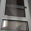 Dog Door for Sliding Glass Door, Adjustable Height 75 3/5" to 80" Sliding Door Pet Door Insert with Screen Design, Suitable for Large Dogs Up to 75 lbs, New