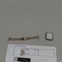 MioHHR Slim Metal Band Compatible with Apple Watch Band 42mm(Series 10) 41mm 40mm 38mm,Dressy Stainless Steel Chain Strap for Women iWatch Bands Series 9 8 7 6 5 4 3 2 1 SE,Silver/Gold