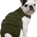 Dog Diapers Female Reusable Washable Period Diaper with Suspender,Adjustable Dog Panties Anti-Harassment, Doggie Diapers for Incontinence, Heat Cycles, or Senior Dogs, XS, Army Green 