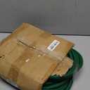 Upgraded Garden Hose 50ft, Non-Expandable Hose, Heavy Duty Kink-Resistant Flexible Water Hose with High-Density Fabric,LeakProof Hose Metal Shut-Off Valve Connector for Patio, Car Wash. (50FT)