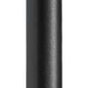 No-Hole Curtain Rod  Waterproof Shower Curtain Rod Extendable for Windows Bathroom, No Drill Telescopic Curtain Pole for Thermal Outdoor Drapes(Black,328-377cm(10.7-12.3ft))