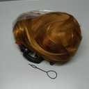 26"-28" Light Auburn Hair Mannequin Head Practicing Braiding, Cosmetology Mannequin Head with Hair for Styling, Training Doll Head for Group Practice Braids Skills and Have Fun