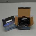 wiiyii obd2 Gauge Display Heads up Display for Cars Car HUD Head Up Display P6, OBD+GPS Smart Gauge, obd2 Speedometer with Speed,RMP,Water Temperature,Overspeed Alarm,Works Great for Most Cars