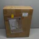 Through the Door Drop Box, 16.5" x 12.5" x 6" Mail Slots for Doors, Adjustable Chute Door Mail Slot with Combination Lock, Suitable for Door Thickness 1.18 to 2.36 for Home Office
