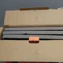 Wider Dog Ramp for High Bed with Storage 18" H, Foldable Dog Stairs for Small Medium Large Older Senior Animal, Sturdy Dog Step for Climbing Bed or Couch, Arthritis-Friendly (Gray, No Condo)