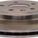 ACDelco Silver 18A81045A (19326421) Non-Coated Front Disc Brake Rotor