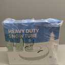 Grenacu Inflatable Snow Tube Sled - 48'' Snow Tubes for Sledding Heavy Duty with Premium Canvas Covers for Adults Fun Snow Toys Winter Outdoor Toys for Boys Girls Ideal Christmas Birthday Gift 