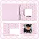 ForraFun Pink Graduation 2026 Scrapbook Album 8" x 8" Class of 2026 Senior Year Memory Book DIY Kit Photo Album Scrapbook for Senior High School College Graduates Customized Graduation Gift 60 Pages