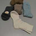 ProEtrade Merino Wool Socks Thermal Warm Winter Thick Hiking Boot Cozy Crew Cabin Comfy for Womens Ladies Work Socks 5 Pack 8-14