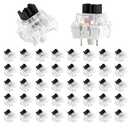 Keyboard Switches, 50 Pcs 3 PIN Black Keyboard Clicker Replacement Dustproof Keyboards Switch for Most Gaming Keyboards