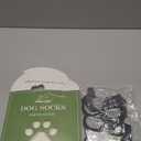 EXPAWLORER 6Pcs Anti Slip Dog Socks to Prevent Licking Paws, Dog Shoes for Winter, Double Sides Dog Boots & Paw Protectors Booties for Hardwood Floors with Grippers Small Medium Large Senior Dogs, S (Black)