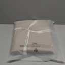 MooMee Bedding Sheet Set 100% Washed Cotton Linen Like Textured Breathable Durable Soft Comfy (Heathered Taupe, Queen)