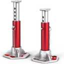 JACK BOSS 3 Ton (6000 lbs) Aluminum Lightweight Jack Stands with Locking Support Pins for Cars,SUVs, and Light Duty Trucks,1 Pair