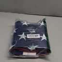 American Flag for Outside 4x6 FT, Deluxe Heavy Duty Spun Polyster, TearProof and Waterproof Super Tough Series, All Weather High Wind USA US Flag with Embroidered Stars, Sewn Stripes, Brass Grommets