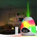 Star Projector for Bedroom,Night Lights for Kids,16 Color Dimmable Night Light,Nightstand Lamp with Remote,Alarm Clock,White Noise,Bluetooth Speaker Lighting for Gifts Girls,Boys,Adults,Party,Holiday