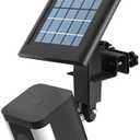 HOLACA 2-in-1 Weatherproof Gutter Mount for Stick Up Cam Pro Solar Panel, Spotlight Cam Battery and Stick Up Cam/Outdoor Cam Plus Mount Accessories for Ring Solar Panel (Black)