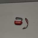 AirPods 4 Leather Case with Strap, ICARER Genuine Leather AirPod 4 Case with Strap and Led Light for Apple AirPods 4 (2024), Support Wireless Charging and MagSafe(Red)