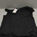 BTFBM Women's Formal Cocktail Dresses Fall 2025 One Shoulder Twist Strap Ruched Bodycon Elegant Wedding Party Maxi Dress (Medium, Black)