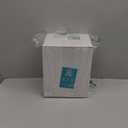 Okuna Outpost Clear Acrylic File Folder Organizer - Two-Section File Sorter - Rose Gold Mail Holder & Letter Sorter - Compact Paper Organizer for Home & Office - 9 x 5 x 7 in