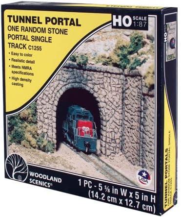 Woodland Scenics Random Stone HO Tunnel Portal