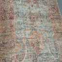 Rugshop Transitional Distressed Machine Washable Non Slip Area Rug Ideal for Living Room, Bedroom,Kitchen,Entryway,Dining Room,Office 3'3" x 5' Multi