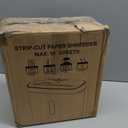 Paper Shredder for Home10-Sheet Strip Cut,12 L Basket,P-2 Security Level,Shred CD & Credit Card Shredders for Home Use