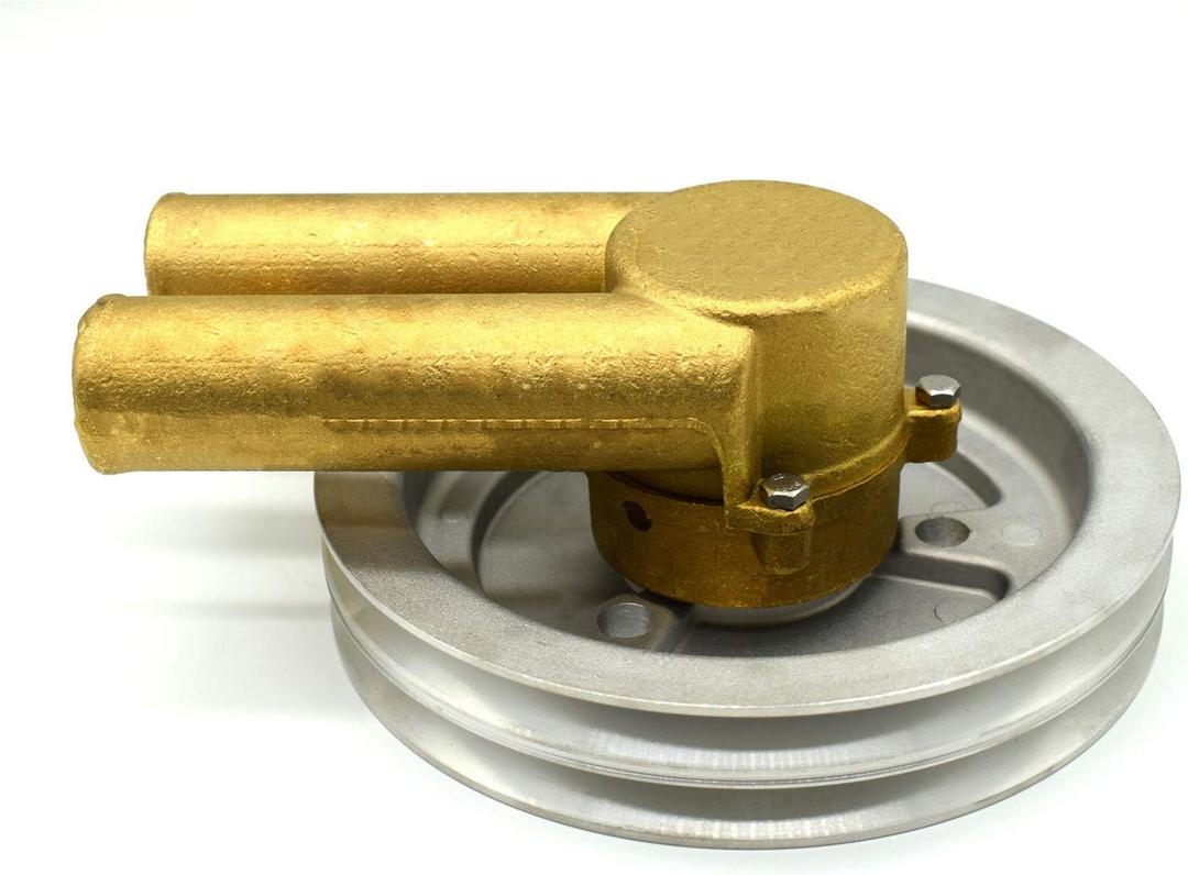 21214596 Sea Water Pump Compatible with Volvo Penta Belt Pulley 4.3 5.0 5.7 Engines Replace 21214596 3858229