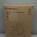 4-in-1 Electric Baby Swing, Electric Baby Bouncer, Dining Chair, Removable Rocker with 16 Preset Melodies, 0-30 Months Max 33 lbs, GreyNo Power Bank Included