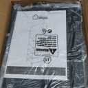 Furologee Clothes Racks for Hanging Clothes, Portable Rolling Garment Rack, Sturdy Metal Freestanding Cloths Racks with Wheels, Double Rods Wardrobe Rack for Bedroom Laundry Living Room (Black)