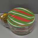 Zhehao 120 Pcs 9 Inch Christmas Disposable Dessert Plates Bulk Christmas Ornaments Ball Paper Plates Dinnerware Tableware Xmas Party Supplies for Holiday Dinner Gathering Decoration