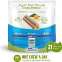 DentaLife ActivFresh Dog Chews for Large Dogs 40 lbs. and up, Dental Chews to Freshen Breath, Chicken Flavor, 24.1 oz., 21 Chews - 21 ct. Pouch