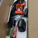 MAXLANDER 2-in-1 Cordless Pole Saw & 8 Inch Brushless Chainsaw, 20V Electric Pole Saws for Tree Trimming, Battery Powered Pole Saws with Extension pole & 2 x 3.0Ah Battery