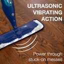 Bona PowerPlus Premium Motion Spray Mop for Hardwood Floors - Includes PowerPlus Hardwood Floor Cleaning Solution and PowerPlus Microfiber Cleaning Pad - Vibrating Spray Mop, for Wood Floors