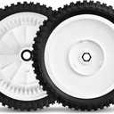 180775 180773 Front Wheels Compatible with Craftsman, Sears, AYP, Poulan Pro, Snapper, Jonesred Lawn Mower, 2 Pack Drive Wheels Replace for Oregon 72-077, 180767, White