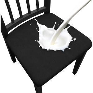 Waterproof Dining Chair Seat Covers Set of 6, Removable Washable Kitchen Chair Seat Slipcovers, Dining Room Chair Seat Covers for Home, Restaurant, Banquet