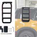 Side Window Ladder Compatible with 2021-2025 Ford Bronco Sport Off-Road Version Passenger Side Window Roof Climbing Step Luggage Rack Ladder for 2024 Bronco Sport Exterior Accessories(Red)