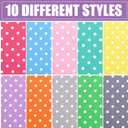 Frienda 20 Pieces Point Adjustable and Washable Dog Bandana Triangle Scarf Kerchiefs Dog Bib Accessories for Small to Puppy Cat(Polka Dots)