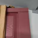 Ekena Millwork Lifetime Vinyl LP2S14X05500WN Standard Two Equal Panel Vinyls, Raised Panel Vinyl Shutters, w/Installation Shutter-Lok's & Matching Screws (Per Pair), 14 3/4"W x 55"H, Wineberry, 14.75-in. W X 55-in. H