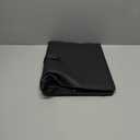 YOTINO Sheet Music Folder, 3 Ring Choral Muisc Folder,13"x10.2" PU Leather Music Binder Black with Elastic Band and Handle Fits Letter Size 8.5 x 11 inch