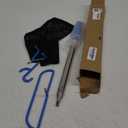 3-in-1 Disc Retriever, Extends up to 16ft; Includes Carrying Bag, Stainless Steel Design