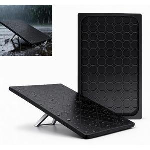 Silicone Starlink Gen 3 Cover, Protective Case for Starlink Gen 3 Standard/Residential Dish, Waterproof UV & Hail Resistant, Signal-Friendly Heat Dissipation, Easy Tool-Free Install(Black)