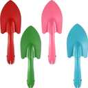 Honoson 4 Pieces 8 Inch Trowel Set Sand Shovels Metal Hand Shovel Colorful Spades Garden Tools for Beach Soil Planting Digging Gardening Transplanting
