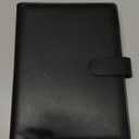 100 Envelopes Money Saving Challenge Binder, A5 Budget Binder with Envelopes and Challenge Tracker, Savings Challenges Planner Book to Save $500, $1000, $5050, $10000 (Pure Black)