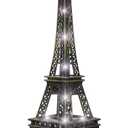 LED Eiffel Tower Night Lamp, Metal Eiffel Tower Ornament Table Lamp Tower Lamp for Living Room Bedroom Tourist Bronze Tower