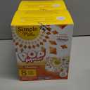 Simple Mills Pop Mmms Cheddar Baked Snack Pack Crackers, Healthy Snacks for Kids, Individual Packs, Gluten Free, 8 Ct (Pack of 2) (5.6 Ounce (Pack of 2)), BB Date: 02/22/2026