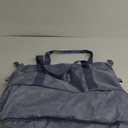 Expandable foldable duffel bag suitcase, detachable rolling wheels,carry-on large duffel bag,luggage bag,suit gym,camping,travel or business trip,Gift for wife and parents-Checkerboard(BLUE)